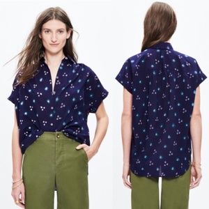 Madewell Central Shirt - Shibori - XS